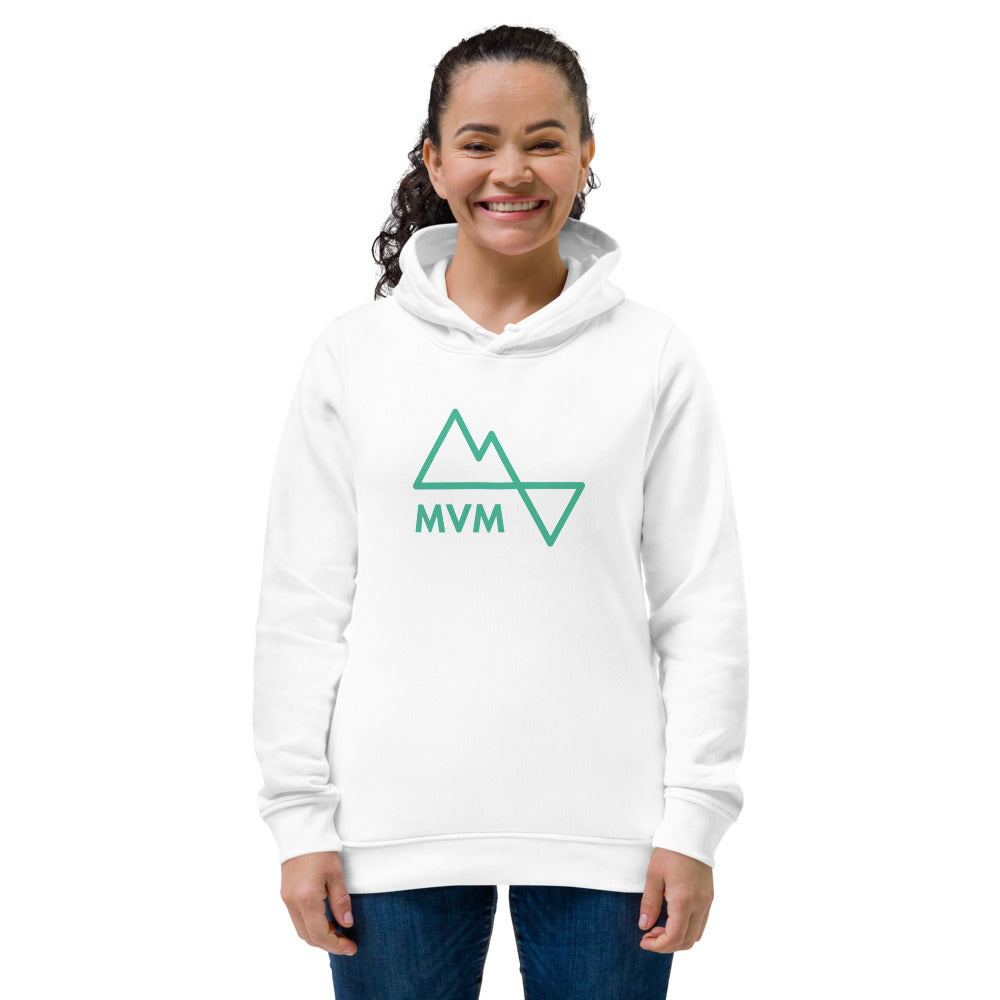 Women's eco fitted hoodie - Mountain Village Merchandise