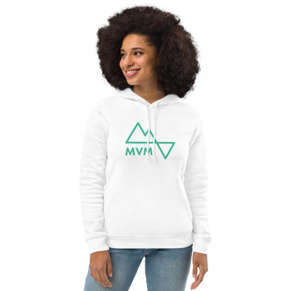 Women's eco fitted hoodie - Mountain Village Merchandise